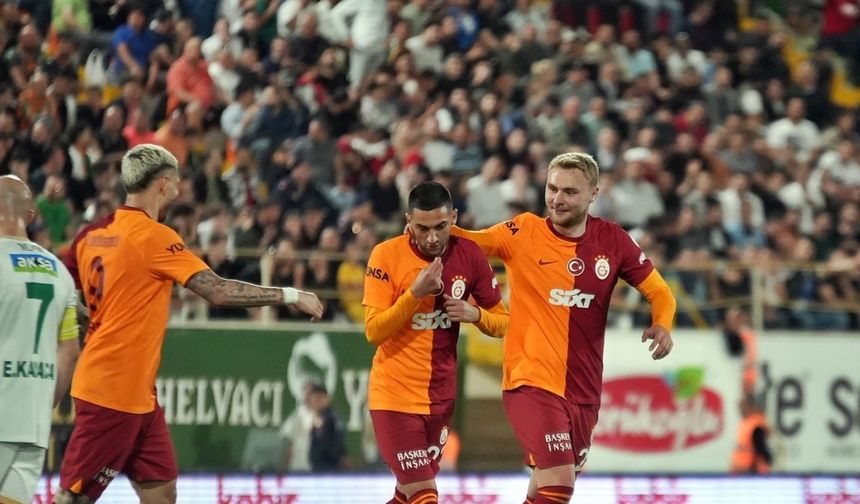 Trendyol Süper Lig: Alanyaspor: 0 - Galatasaray: 4 (Maç sonucu)