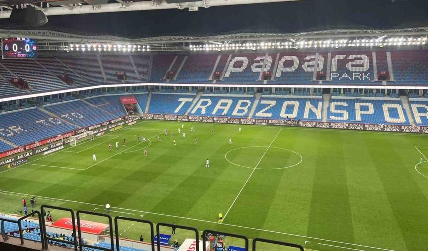 Trendyol Süper Lig: Trabzonspor: 0 - Sivasspor: 0 (İlk yarı)