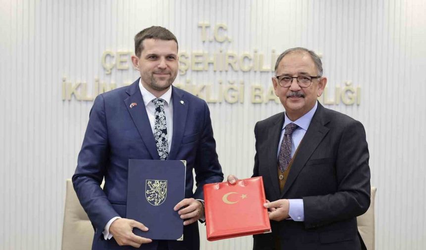 Türkiye ve Çekya arasında çevre koruma işbirliğine ilişkin niyet beyanı imzalandı