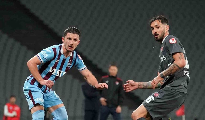 Ziraat Türkiye Kupası: Fatih Karagümrük: 0 - Trabzonspor: 0 (İlk yarı)