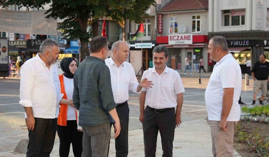 Cedidiye meydanı şeklini almaya başladı