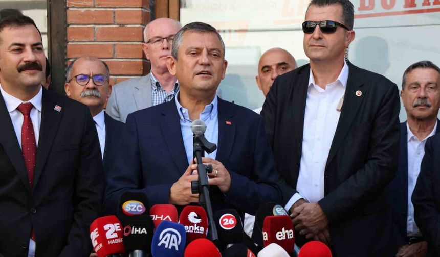 CHP Genel Başkanı Özel: "Bu kötülük karşısında hep birlikte hizmete devam edeceğiz"