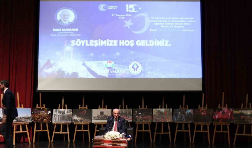 Eski TBMM Başkanı İsmail Kahraman, ihanet gecesini anlattı