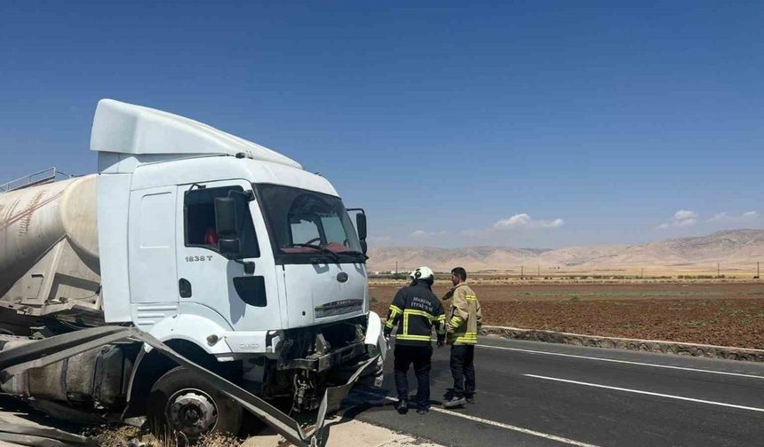 Mardin’de beton mikseri kaza yaptı