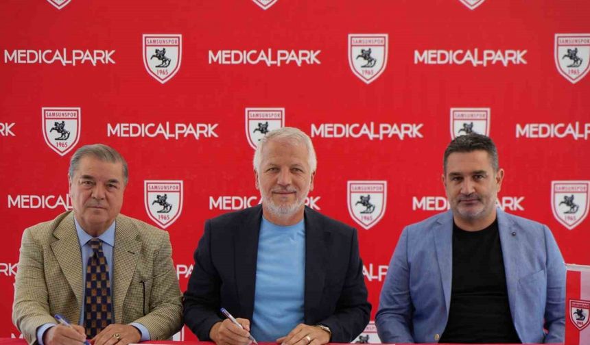 Samsunspor ile Medical Park Samsun Hastanesi sponsorluk anlaşması imzaladı